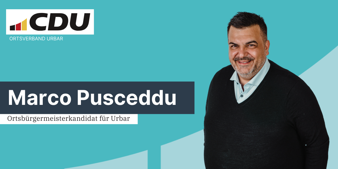 Marco Pusceddu - Ortsbürgermeisterkandidat für Urbar